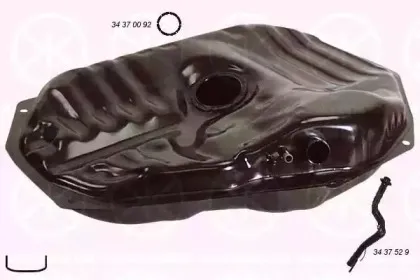 3437006 KLOKKERHOLM Топливный бак 3437006 KLOKKERHOLM Топливный бак