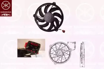 5507307525 KLOKKERHOLM Вентилятор, охлаждение двигателя 5507307525 KLOKKERHOLM Вентилятор, охлаждение двигателя