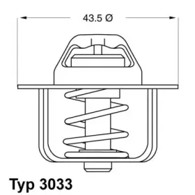 303384 WAHLER Термостат, охлаждающая жидкость 303384 WAHLER Термостат, охлаждающая жидкость