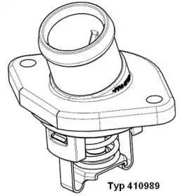 410989.87D WAHLER Термостат, охлаждающая жидкость 410989.87D WAHLER Термостат, охлаждающая жидкость