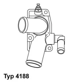 4188.92D WAHLER Термостат, охлаждающая жидкость 4188.92D WAHLER Термостат, охлаждающая жидкость