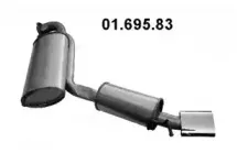 01.695.83 EBERSPÄCHER Глушитель выхлопных газов конечный 01.695.83 EBERSPÄCHER Глушитель выхлопных газов конечный