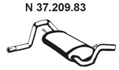 37.209.83 EBERSPÄCHER Глушитель выхлопных газов конечный 37.209.83 EBERSPÄCHER Глушитель выхлопных газов конечный