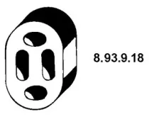 8.93.9.18 EBERSPÄCHER Стопорное кольцо, глушитель 8.93.9.18 EBERSPÄCHER Стопорное кольцо, глушитель