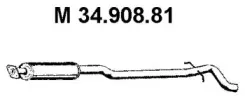 34.908.81 EBERSPÄCHER Средний глушитель выхлопных газов 34.908.81 EBERSPÄCHER Средний глушитель выхлопных газов