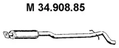 34.908.85 EBERSPÄCHER Средний глушитель выхлопных газов 34.908.85 EBERSPÄCHER Средний глушитель выхлопных газов