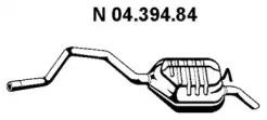 04.394.84 EBERSPÄCHER Глушитель выхлопных газов конечный 04.394.84 EBERSPÄCHER Глушитель выхлопных газов конечный