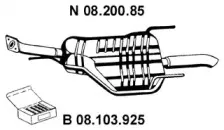 08.200.85 EBERSPÄCHER Глушитель выхлопных газов конечный 08.200.85 EBERSPÄCHER Глушитель выхлопных газов конечный