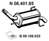 08.401.85 EBERSPÄCHER Глушитель выхлопных газов конечный 08.401.85 EBERSPÄCHER Глушитель выхлопных газов конечный