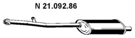 21.092.86 EBERSPÄCHER Глушитель выхлопных газов конечный 21.092.86 EBERSPÄCHER Глушитель выхлопных газов конечный