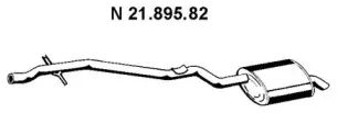 21.895.82 EBERSPÄCHER Глушитель выхлопных газов конечный 21.895.82 EBERSPÄCHER Глушитель выхлопных газов конечный