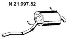 21.997.82 EBERSPÄCHER Глушитель выхлопных газов конечный 21.997.82 EBERSPÄCHER Глушитель выхлопных газов конечный