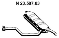 23.587.83 EBERSPÄCHER Глушитель выхлопных газов конечный 23.587.83 EBERSPÄCHER Глушитель выхлопных газов конечный