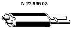 23.966.03 EBERSPÄCHER Глушитель выхлопных газов конечный 23.966.03 EBERSPÄCHER Глушитель выхлопных газов конечный
