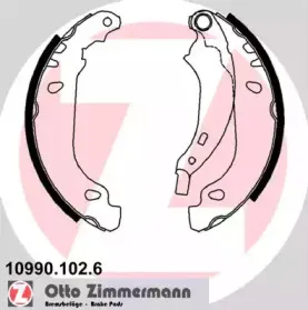 10990.102.6 ZIMMERMANN Комплект тормозных колодок 10990.102.6 ZIMMERMANN Комплект тормозных колодок