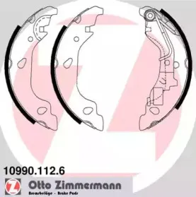 10990.112.6 ZIMMERMANN Комплект тормозных колодок 10990.112.6 ZIMMERMANN Комплект тормозных колодок