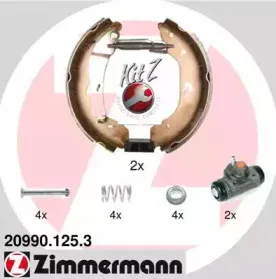 20990.125.3 ZIMMERMANN Комплект тормозных колодок 20990.125.3 ZIMMERMANN Комплект тормозных колодок