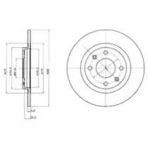 BG2308 DELPHI Тормозной диск BG2308 DELPHI Тормозной диск