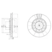 BG2628 DELPHI Тормозной диск BG2628 DELPHI Тормозной диск