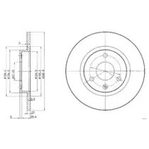 BG2724 DELPHI Тормозной диск BG2724 DELPHI Тормозной диск