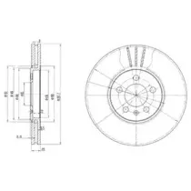 BG2729 DELPHI Тормозной диск BG2729 DELPHI Тормозной диск