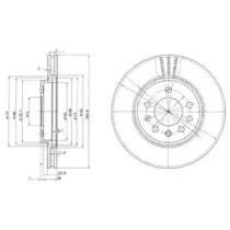 BG2750 DELPHI Тормозной диск BG2750 DELPHI Тормозной диск