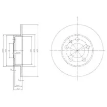 BG3034 DELPHI Тормозной диск BG3034 DELPHI Тормозной диск