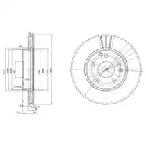 BG3240C DELPHI Тормозной диск BG3240C DELPHI Тормозной диск