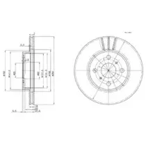 BG3414 DELPHI Тормозной диск BG3414 DELPHI Тормозной диск