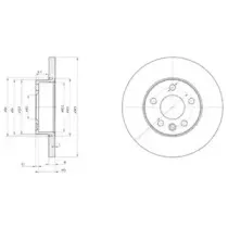 BG3415 DELPHI Тормозной диск BG3415 DELPHI Тормозной диск