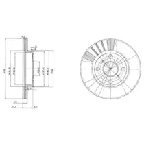 BG3424 DELPHI Тормозной диск BG3424 DELPHI Тормозной диск