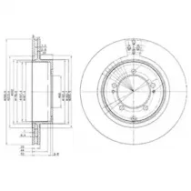 BG3811 DELPHI Тормозной диск BG3811 DELPHI Тормозной диск