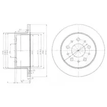BG3853 DELPHI Тормозной диск BG3853 DELPHI Тормозной диск