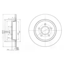 BG3897C DELPHI Тормозной диск BG3897C DELPHI Тормозной диск