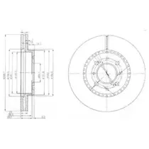 BG3965 DELPHI Тормозной диск BG3965 DELPHI Тормозной диск