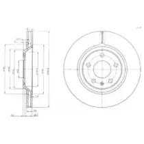 BG3997 DELPHI Тормозной диск BG3997 DELPHI Тормозной диск