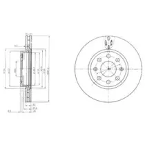 BG4004 DELPHI Тормозной диск BG4004 DELPHI Тормозной диск
