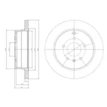 BG4069 DELPHI Тормозной диск BG4069 DELPHI Тормозной диск