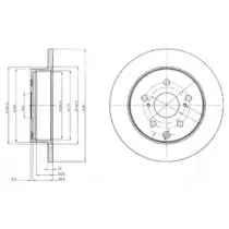 BG4115 DELPHI Тормозной диск BG4115 DELPHI Тормозной диск