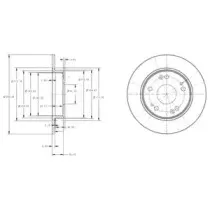 BG4118C DELPHI Тормозной диск BG4118C DELPHI Тормозной диск