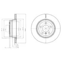 BG4168 DELPHI Тормозной диск BG4168 DELPHI Тормозной диск