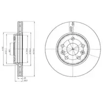 BG4317 DELPHI Тормозной диск BG4317 DELPHI Тормозной диск