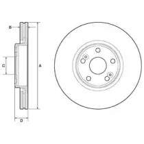 BG4746C DELPHI Тормозной диск BG4746C DELPHI Тормозной диск
