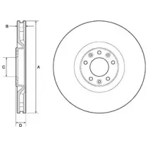 BG4814C DELPHI Тормозной диск BG4814C DELPHI Тормозной диск
