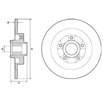 BG9138RSC DELPHI Тормозной диск BG9138RSC DELPHI Тормозной диск