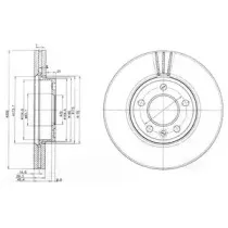 BG9891C DELPHI Тормозной диск BG9891C DELPHI Тормозной диск