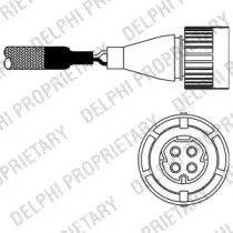 ES10254-12B1 DELPHI Лямбда-зонд ES10254-12B1 DELPHI Лямбда-зонд