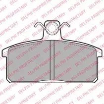 LP1201 DELPHI Комплект тормозных колодок, дисковый тормоз LP1201 DELPHI Комплект тормозных колодок, дисковый тормоз