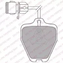 LP1463 DELPHI Комплект тормозных колодок, дисковый тормоз LP1463 DELPHI Комплект тормозных колодок, дисковый тормоз