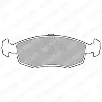 LP1549 DELPHI Комплект тормозных колодок, дисковый тормоз LP1549 DELPHI Комплект тормозных колодок, дисковый тормоз